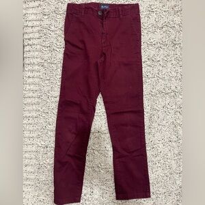 The Children's Place Maroon Formal Kids Trousers